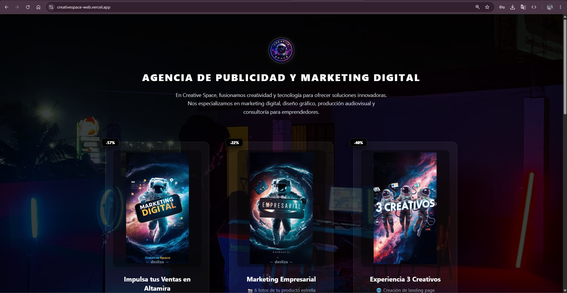 Landing Page